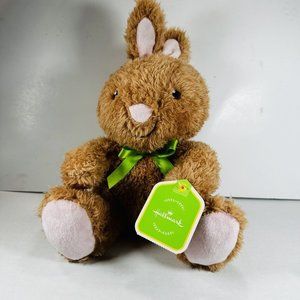 Easter Bunny Plush stuffes Animal Brown Rabbit -Hallmark